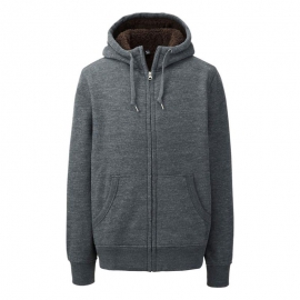 Men Zipper Hood