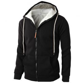 Men Zipper Hood