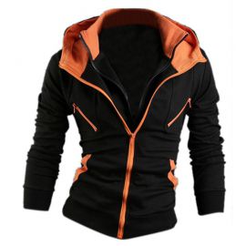 Men Zipper Hood