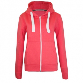 Women Zipper Hood